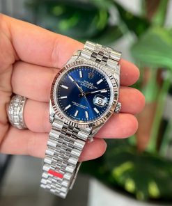 Đồng hồ Rolex DateJust 126234 mặt xanh cọc dạ quang Rep 11 nhà máy VS 36mm (2)