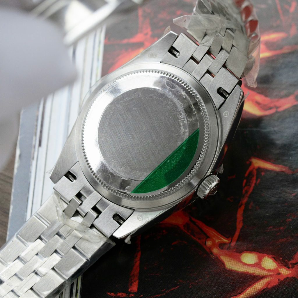 Đồng hồ Rolex DateJust Rep 11 cao cấp nữ mặt bạc cọc số hình ông sao 31mm (2)