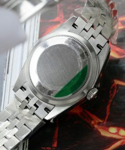 Đồng hồ Rolex DateJust Rep 11 cao cấp nữ mặt bạc cọc số hình ông sao 31mm (2)