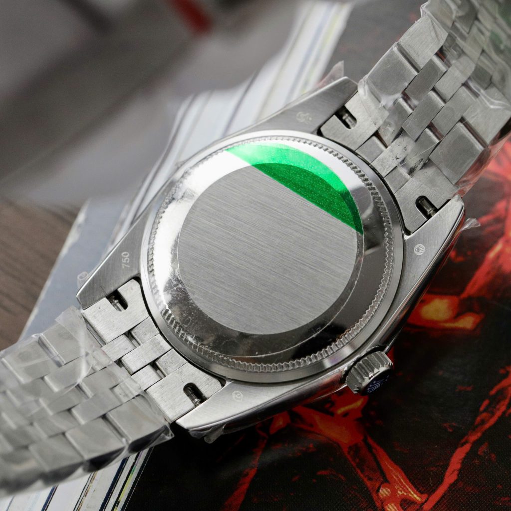 Đồng hồ Rolex DateJust Replica 11 nữ mặt xanh lá cây cọc số dạ quang 31mm (2)