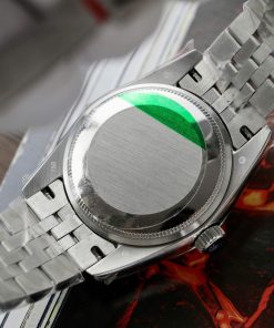Đồng hồ Rolex DateJust Replica 11 nữ mặt xanh lá cây cọc số dạ quang 31mm (2)
