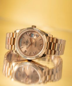 Đồng hồ Rolex Day-Date 228235 cọc số la mã trọng lượng 186gram Replica 1 1 nhà máy QF 40mm (2)