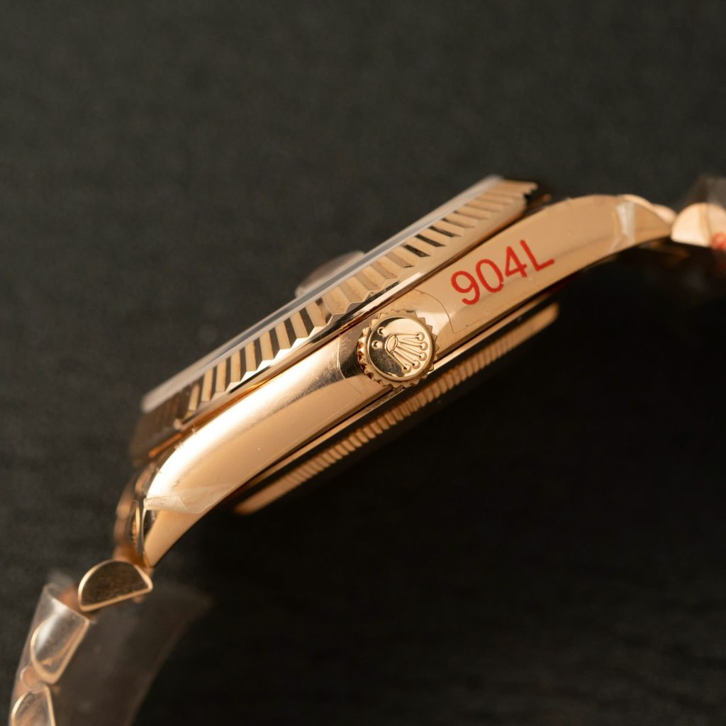 Đồng hồ Rolex Day-Date 228235 cọc số la mã trọng lượng 186gram Replica 1 1 nhà máy QF 40mm (2)