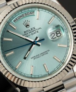 Đồng hồ Rolex Day-Date 228236 Rep 11 mặt xanh băng trọng lượng 175gram nhà máy GM 40mm (2)