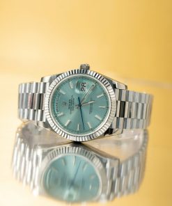 Đồng hồ Rolex Day-Date 228236 Rep 11 mặt xanh băng trọng lượng 175gram nhà máy GM 40mm (2)