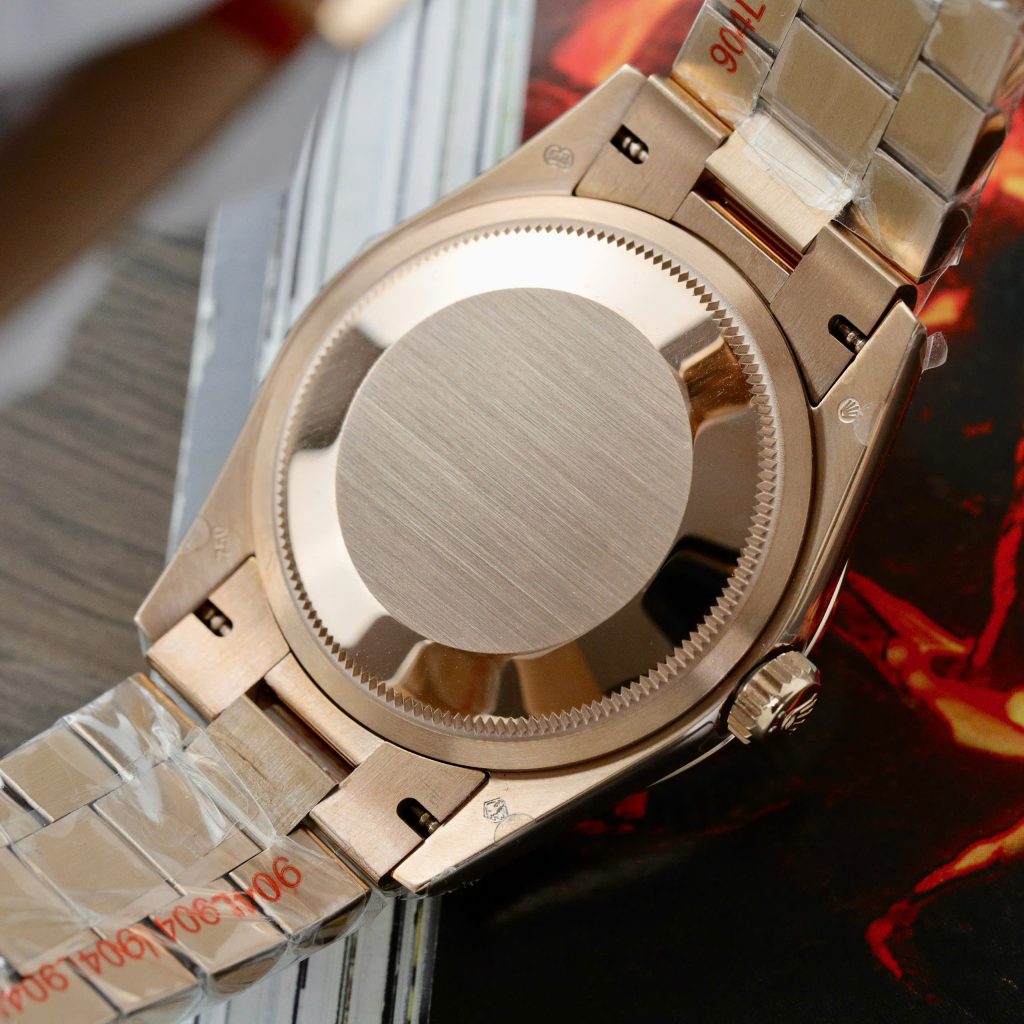 Đồng hồ Rolex Day-Date Fake 11 Cao Cấp mặt chocolate nhà máy EW 36mm (2)