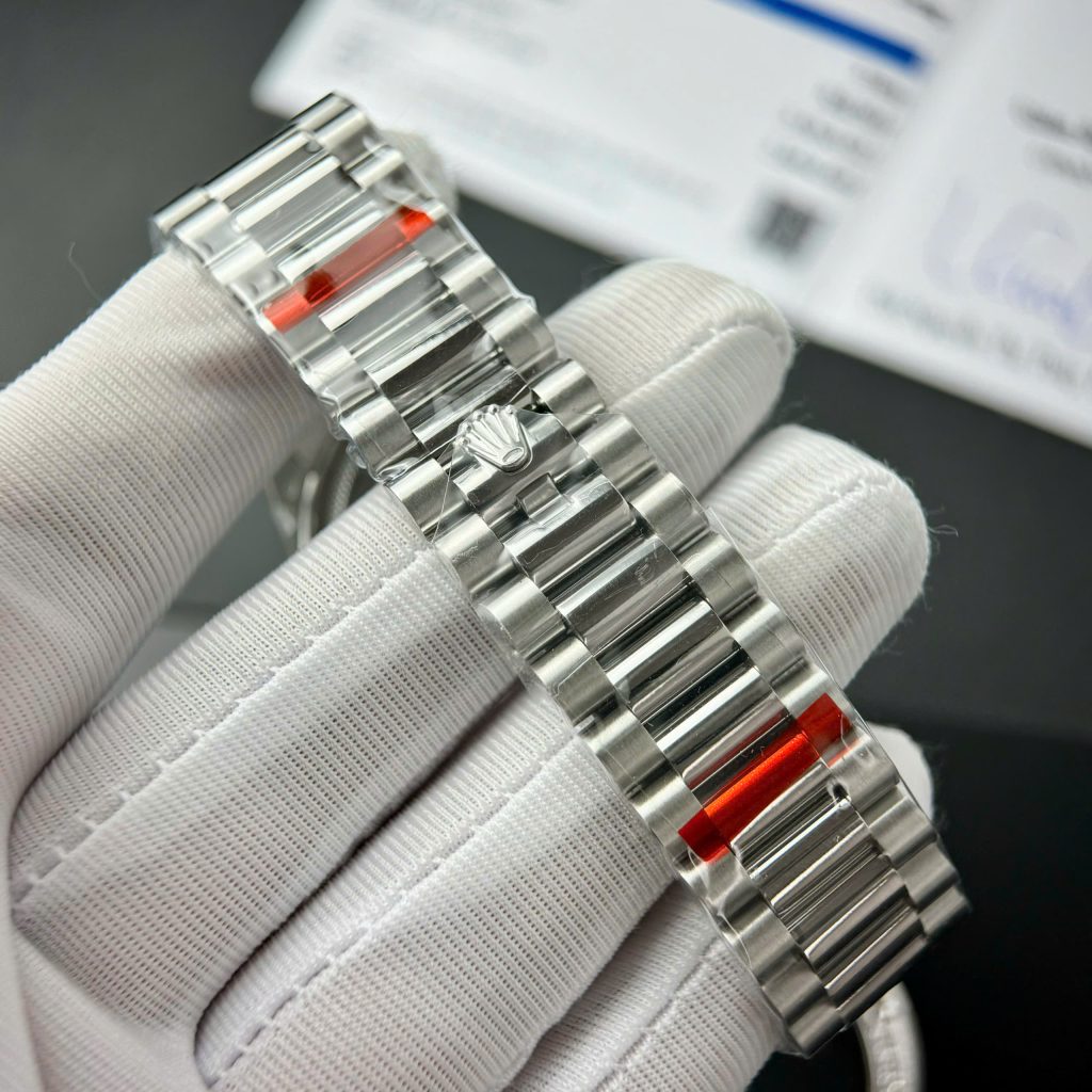 Đồng hồ Rolex Day-Date Fake 11 cao cấp mặt xanh blue nhà máy EW 36mm (2)