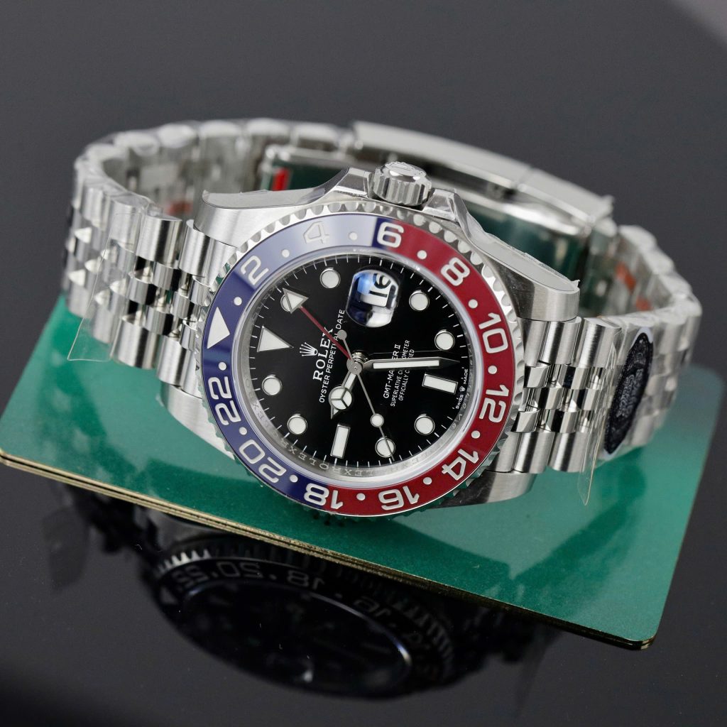 Đồng hồ Rolex GMT-Master II 126710BLRO Pepsi V3 Rep 11 dây Jubilee nhà máy Clean 40mm (2)