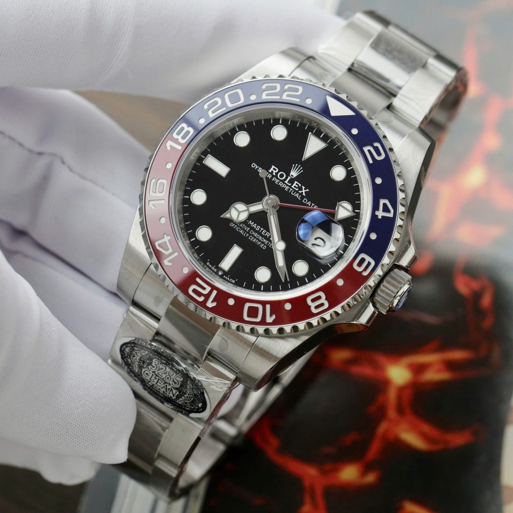 Đồng hồ Rolex GMT-Master II 126710BLRO Pepsi V3 dây Oyster nhà máy Clean 40mm (2)