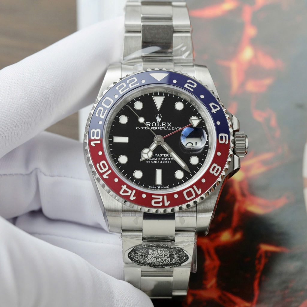 Đồng hồ Rolex GMT-Master II 126710BLRO Pepsi V3 dây Oyster nhà máy Clean 40mm (2)
