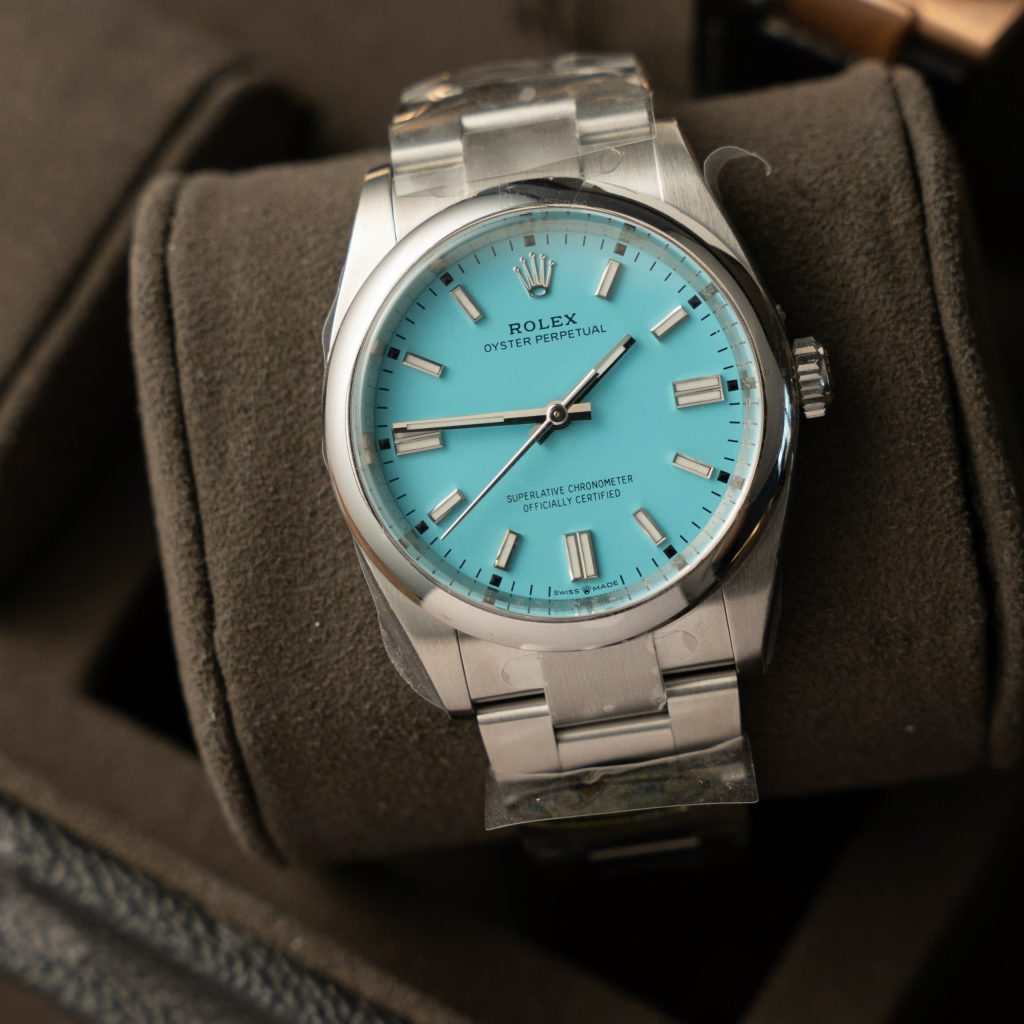 Đồng hồ Rolex Oyster Perpetual 124300 Replica 1 1 mặt tiffany nhà máy Clean 41mm (2)