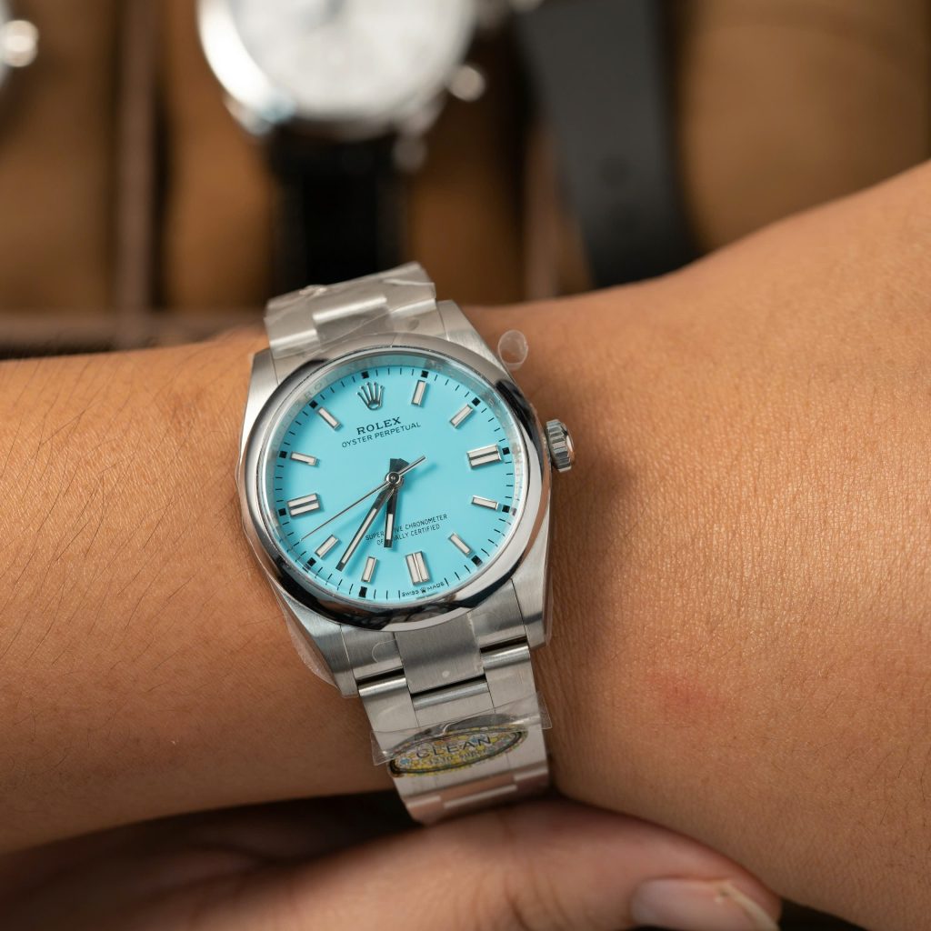 Đồng hồ Rolex Oyster Perpetual 124300 Replica 1 1 mặt tiffany nhà máy Clean 41mm (2)