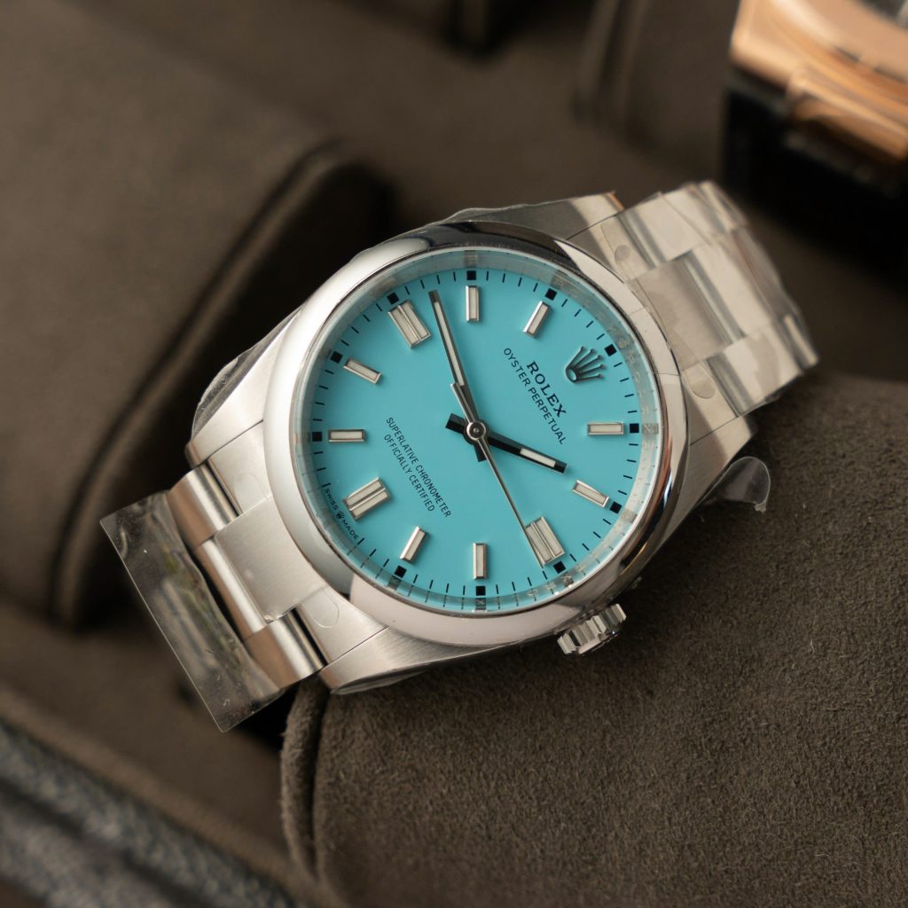 Đồng hồ Rolex Oyster Perpetual 124300 Replica 1 1 mặt tiffany nhà máy Clean 41mm (2)