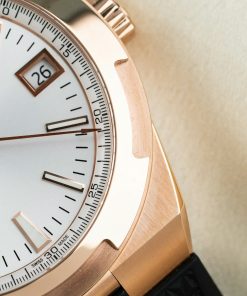 Đồng hồ Vacheron Constantin Overseas Dual Time 4500V mạ vàng hồng mặt trắng Rep 11 cao cấp 41mm (2)