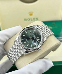 Đồng Hồ Rolex DateJust 126234 Mặt Xanh Lá Cây Replica 11 Nhà Máy VS 36mm (2)
