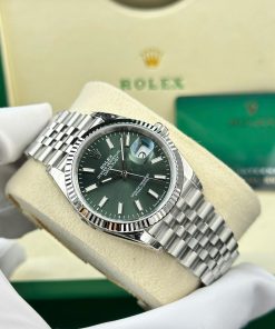 Đồng Hồ Rolex DateJust 126234 Mặt Xanh Lá Cây Replica 11 Nhà Máy VS 36mm (2)