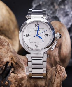 Đồng hồ Cartier Pasha De Cartier nam máy Nhật Fake cao cấp giá rẻ 41mm