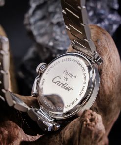 Đồng hồ Cartier Pasha De Cartier nam xanh Blue máy Nhật Fake giá rẻ 41mm