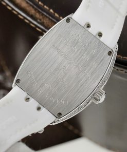 Đồng hồ Franck Muller V32 Replica 11 màu trắng mặt hoạ tiết hoa 36mm (2)