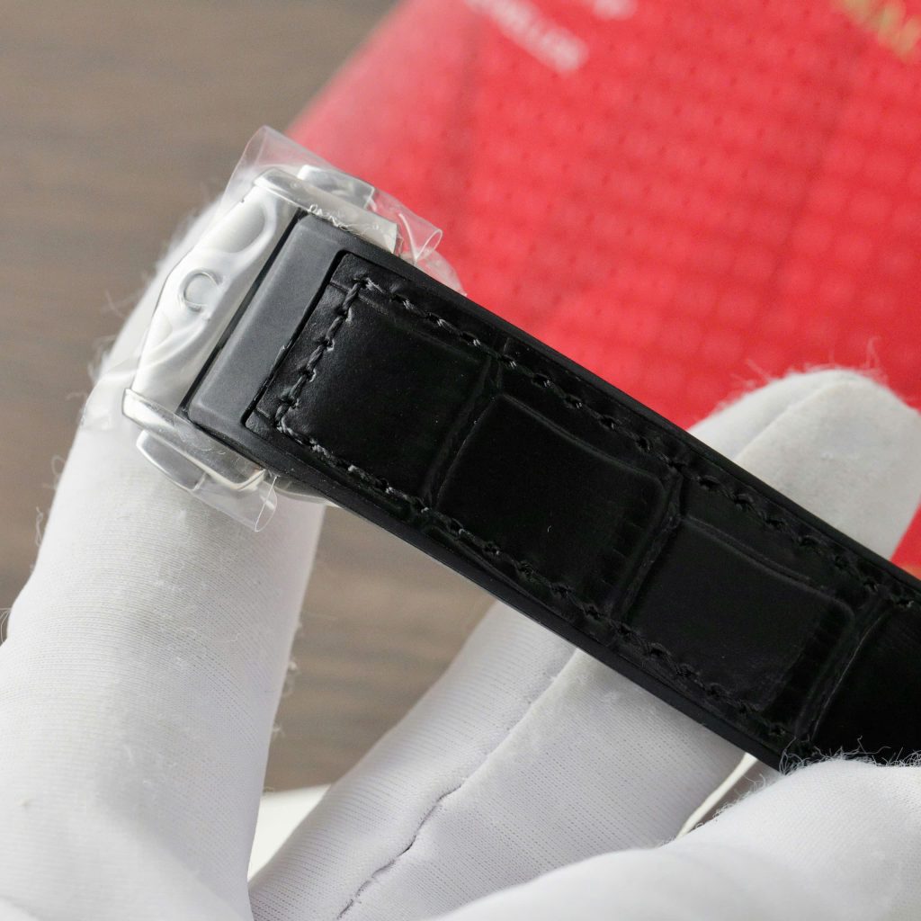 Đồng hồ Omega Constellation Co-Axial Replica 11 nam dây da màu đen 41mm (2)