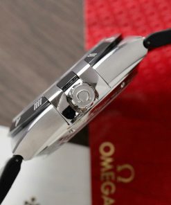 Đồng hồ Omega Constellation Co-Axial Replica 11 nam dây da màu đen 41mm (2)