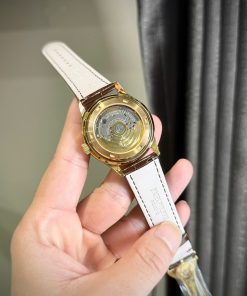 Đồng hồ Patek Philippe Complications 5146J Rep 11 Cao Cấp mặt trắng dây da 39mm (2)