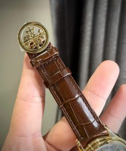 Đồng hồ Patek Philippe Complications 5146J Replica 11 mặt xám dây da 39mm (2)