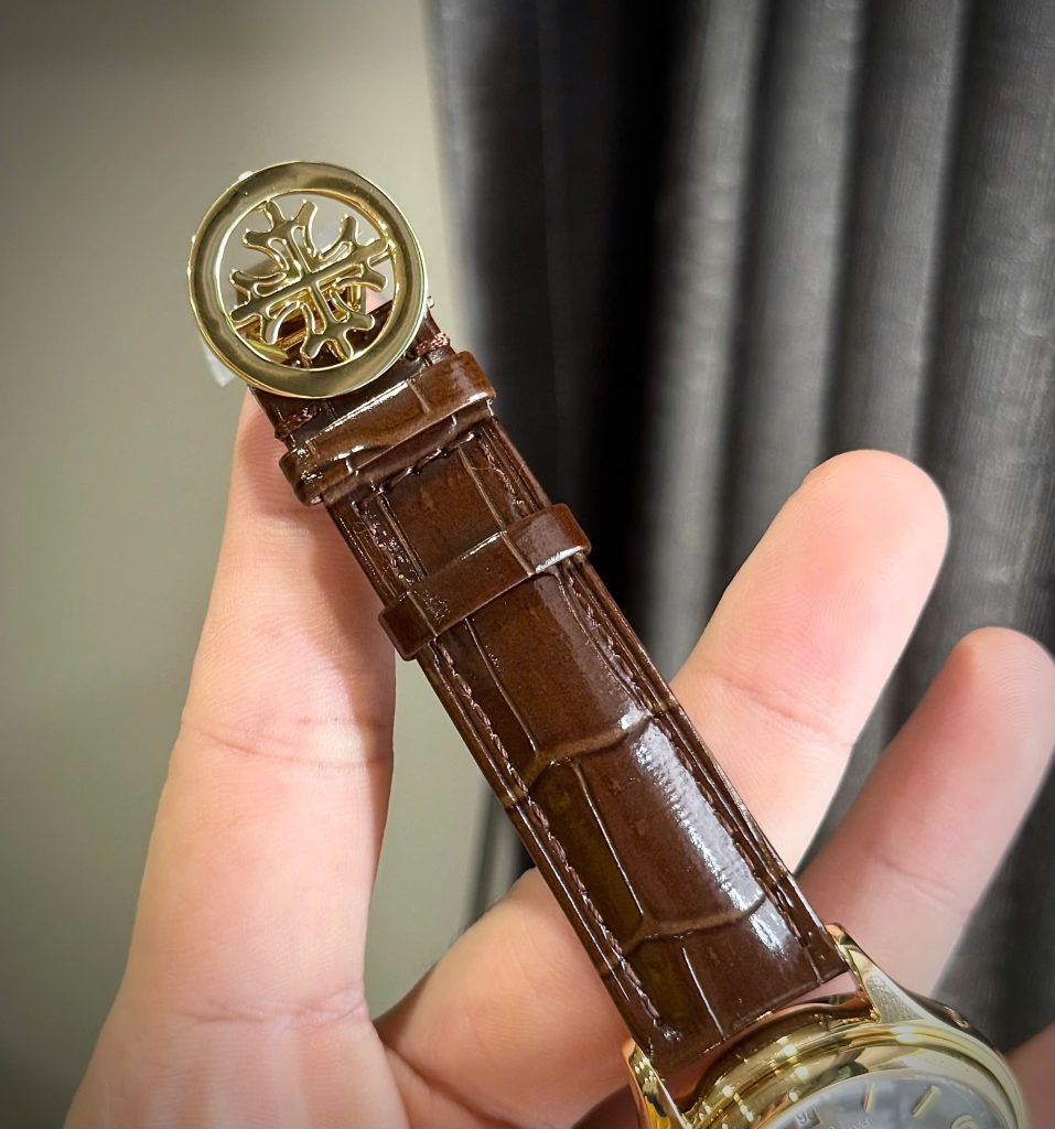 Đồng hồ Patek Philippe Complications 5146J Replica 11 mặt xám dây da 39mm (2)