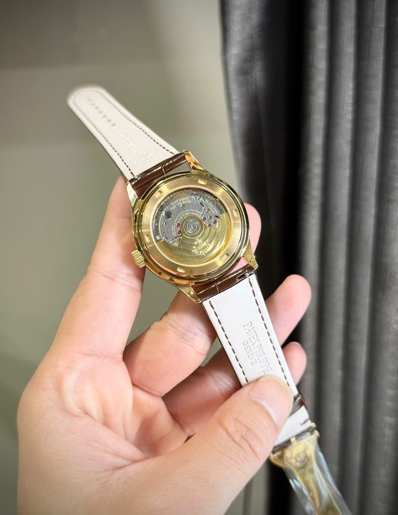 Đồng hồ Patek Philippe Complications 5146J Replica 11 mặt xám dây da 39mm (2)