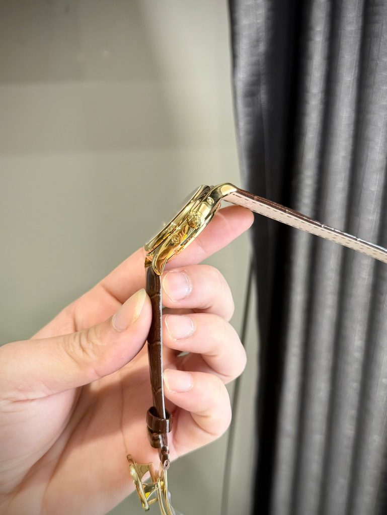 Đồng hồ Patek Philippe Complications 5146J Replica 11 mặt xám dây da 39mm (2)