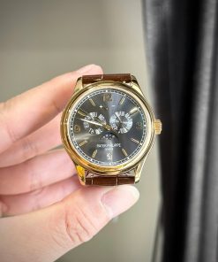 Đồng hồ Patek Philippe Complications 5146J Replica 11 mặt xám dây da 39mm (2)