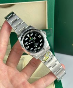 Đồng hồ Rolex Air King 126900 Replica 11 mặt đen nhà máy Clean 40mm (2)