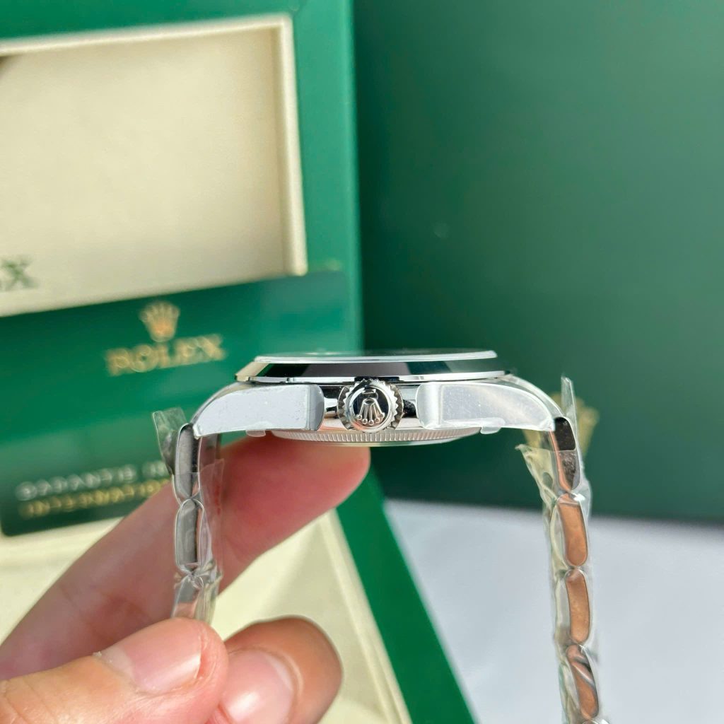 Đồng hồ Rolex Air King 126900 Replica 11 mặt đen nhà máy Clean 40mm (2)