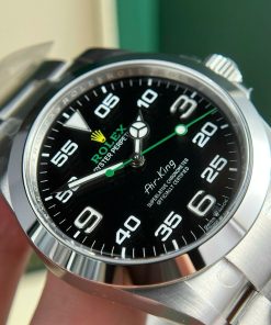 Đồng hồ Rolex Air King 126900 Replica 11 mặt đen nhà máy Clean 40mm (2)