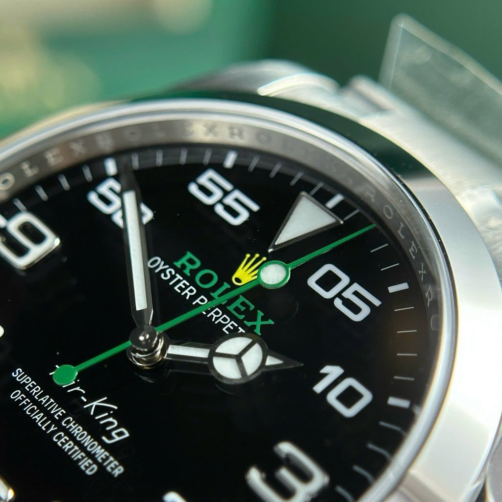Đồng hồ Rolex Air King 126900 Replica 11 mặt đen nhà máy Clean 40mm (2)