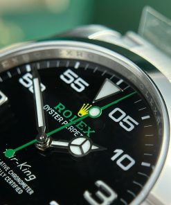 Đồng hồ Rolex Air King 126900 Replica 11 mặt đen nhà máy Clean 40mm (2)