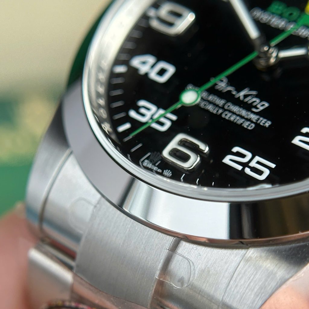 Đồng hồ Rolex Air King 126900 Replica 11 mặt đen nhà máy Clean 40mm (2)