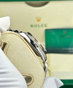 Đồng hồ Rolex DateJust 126231 mặt số wimbledon màu demi vàng hồng nhà máy VS 36mm (2)