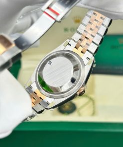 Đồng hồ Rolex DateJust 126231 mặt số wimbledon màu demi vàng hồng nhà máy VS 36mm (2)