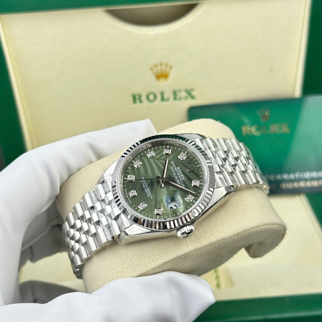 Đồng hồ Rolex DateJust 126234 Rep 1 1 mặt số là cây nhiệt đới nhà máy VS 36mm (2)