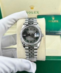 Đồng hồ Rolex DateJust 126234 Replica 11 mặt số wimbledon nhà máy VS 36mm (2)