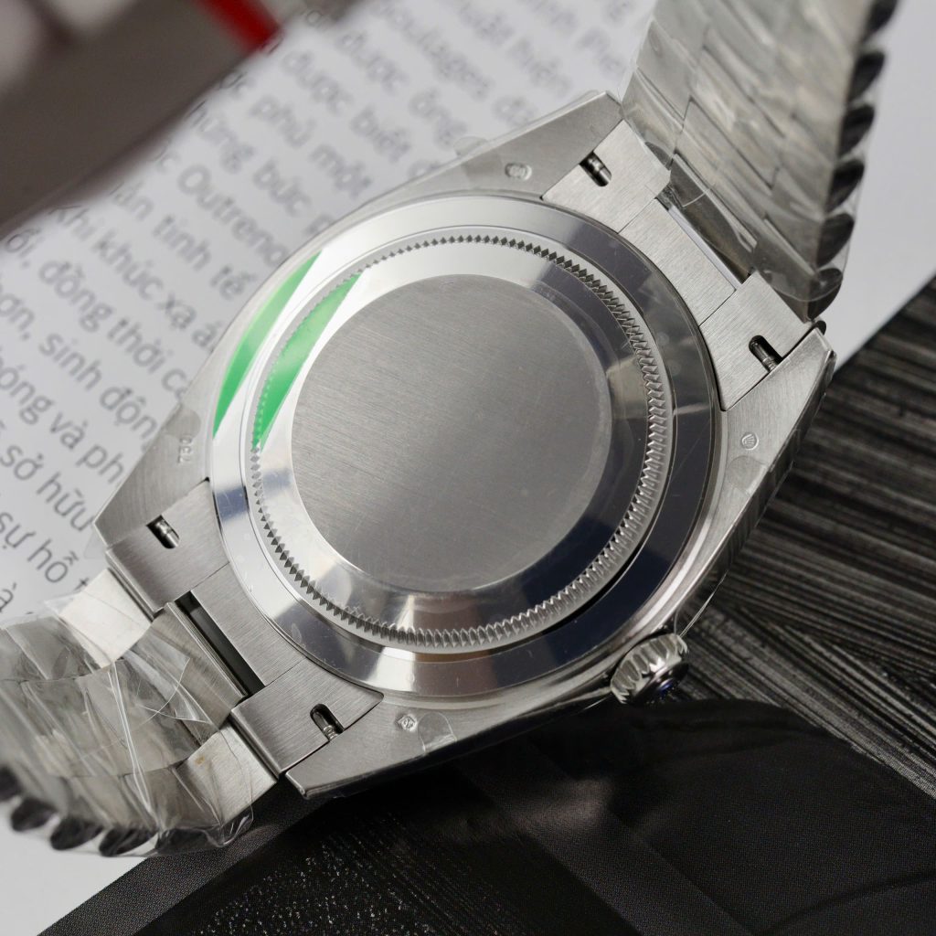 Đồng hồ Rolex Day-Date Fake Cao Cấp mặt xanh blue nhà máy EW 40mm (2)