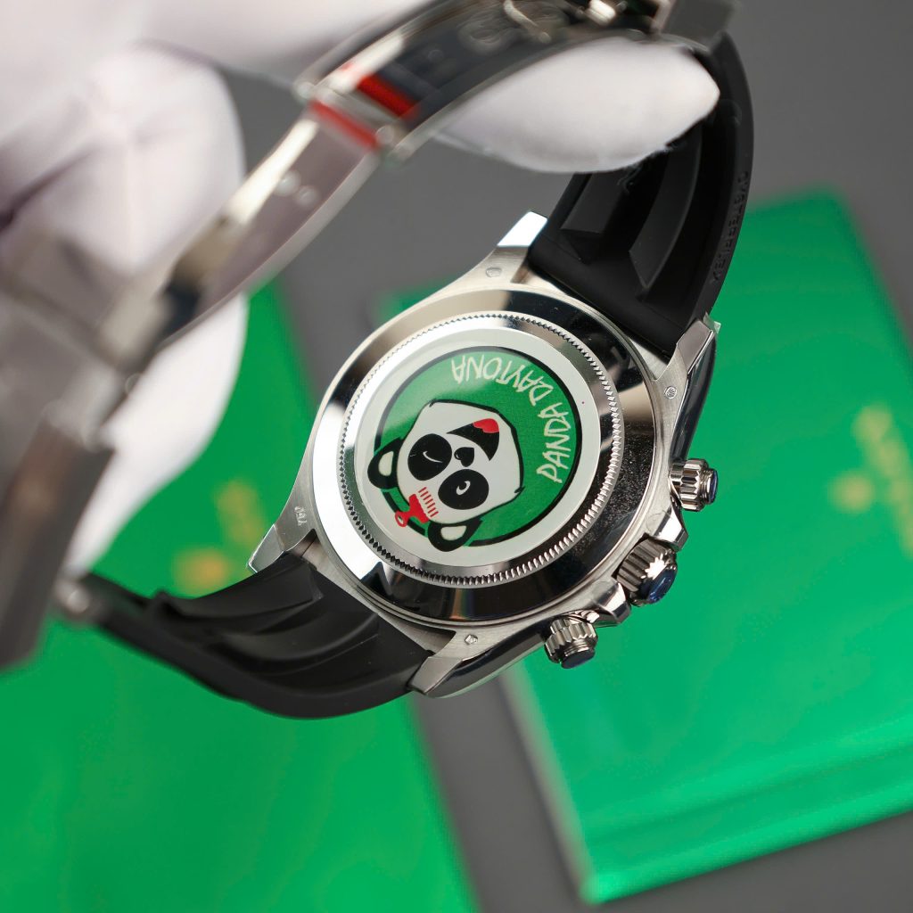Đồng hồ Rolex Daytona Rep 11 Cao Cấp mặt đen cọc số đính đá nhà máy BT 40mm (2)