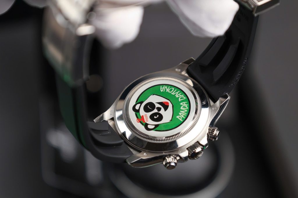 Đồng hồ Rolex Daytona Replica 11 mặt xám dây cao su nhà máy BT 40mm (2)