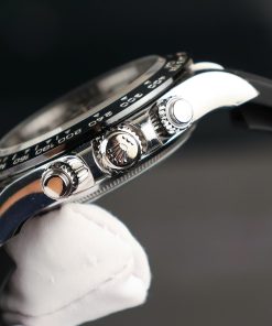 Đồng hồ Rolex Daytona Replica 11 mặt xám dây cao su nhà máy BT 40mm (2)