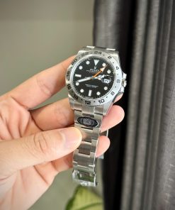 Đồng hồ Rolex Explorer ll 226570 Replica 11 mặt đen nhà máy Clean 42mm (2)