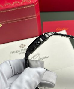Đồng hồ Cartier Santos Replica 11 màu đen nhà máy BV 39 (2)