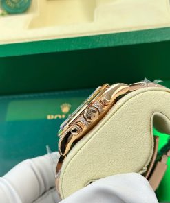 Đồng hồ Rolex Daytona Rainbow nam dây kim loại đính đá xưởng BT Replica 40mm (2)