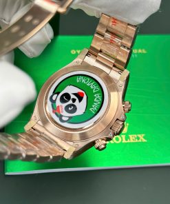 Đồng hồ Rolex Daytona Rainbow nam dây kim loại đính đá xưởng BT Replica 40mm (10)