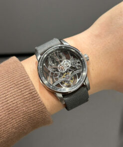 Đồng hồ Audemars Piguet 26600 Tourbillon Openworked Rep 11 máy lộ cơ màu xám 41mm (2)